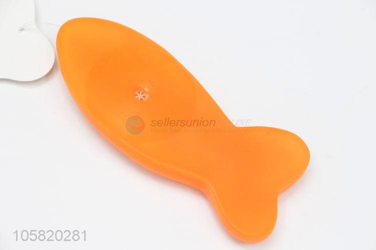 Custom Fish Shape Vinyl Sound Chew Toy Pet Toy