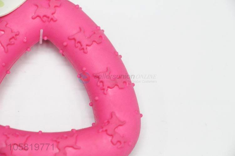 Simple Design Colorful Rubber Chew Toy For Pet