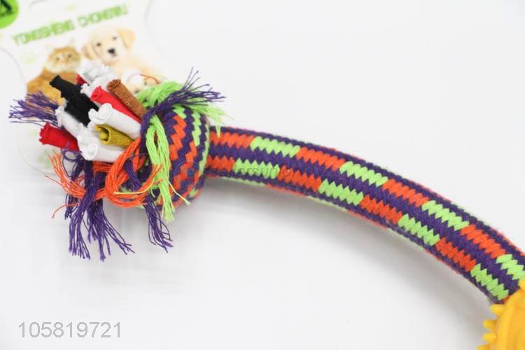 Factory Supply Pet Chew Toy Dog Cotton Rope Toy