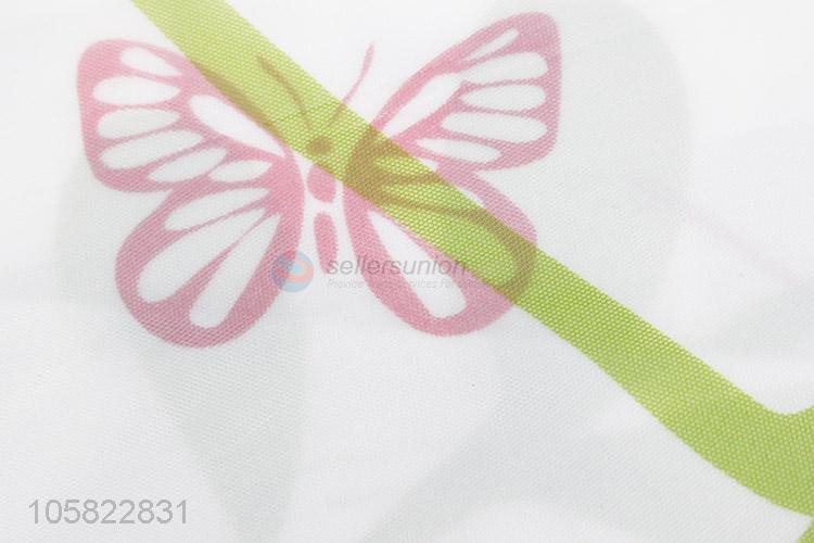 Best Price Butterfly Printing Bathroom Shower Curtain