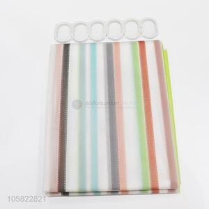 Direct Price Striped Home Use Shower Curtain