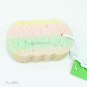High quality colored natural bath sponge scrubber