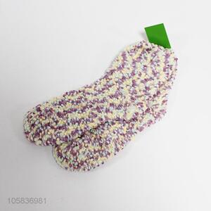 Latest design microfiber socks thermal socks for women