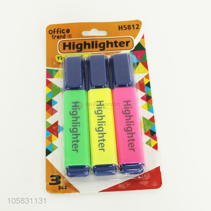 Good Quality 3 Pieces Highlighter Best Advertisement Pen - Sellersunion  Online