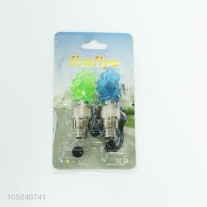 High quality colorful flash light bicycle tire  valve lamp