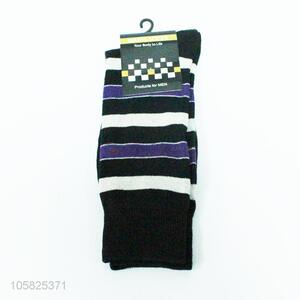 Fashion knitting winter warm long socks for men