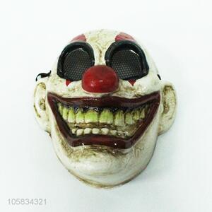 Good sale horror clown shape plastic mask for Halloween party