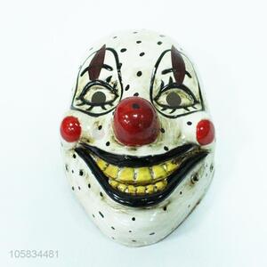 Direct factory Halloween supplies clown shape plastic mask