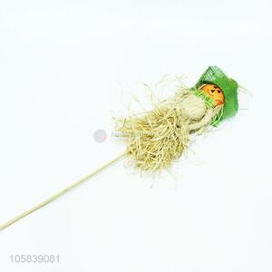Harvest festival decorative scarecrow with stick