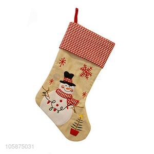 Wholesale free sample hanging christmas stocking sock for christmas decor