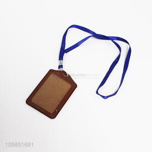 Wholesale leather employee ID work card holder