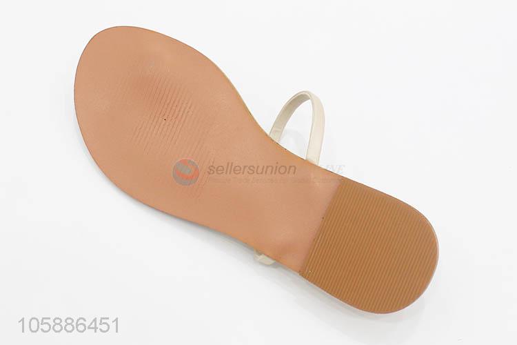 Hot products women stylish flip flops with clear stone
