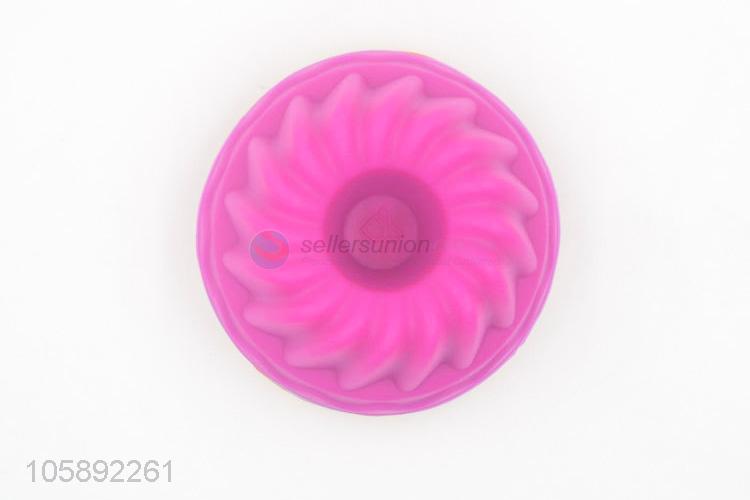 China factory best sales round shape silicone cupcake liner muffin cake mold muffin cups nonstick