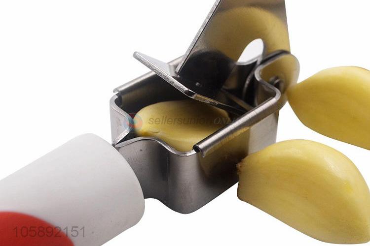 Unique design professional stainless steel garlic press masher