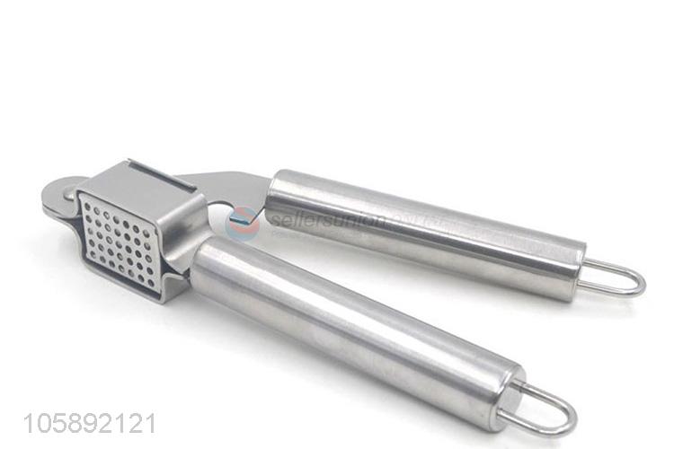 Wholesale easy to clean kitchen stainless steel garlic press