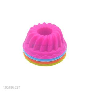 China factory best sales round shape silicone cupcake liner muffin cake mold muffin cups nonstick