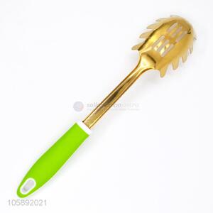 Wholesale unique design handy stainless steel spaghetti scoop with plastic handle