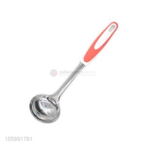 Factory stainless steel ladle spoon with plastic handle