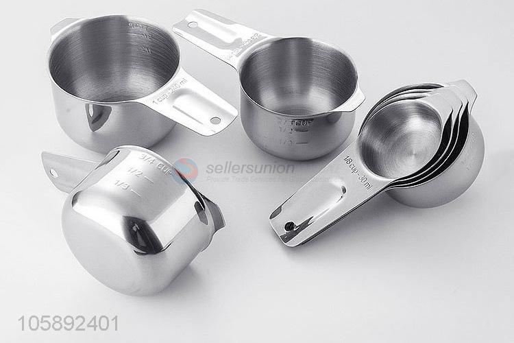 Factory whosale kitchen 7 pcs stainless steel measuring cups sets