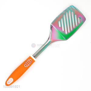 Latest design handle premium quality slotted cooking spatula