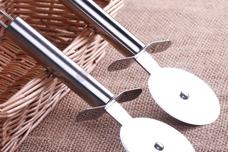 Hot wholesale pizza cutter baking tool pizza knife stainless steel pizza cutter