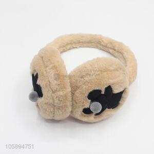 Promotional Item Outdoor Warm Winter Woman Earmuff with Bear Pattern