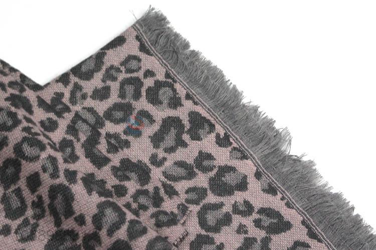 China wholesale leopard  pattern winter warm women scarf