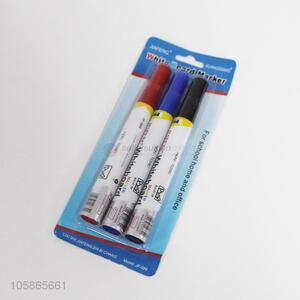 Non-toxic erasable 3pcs white board markers