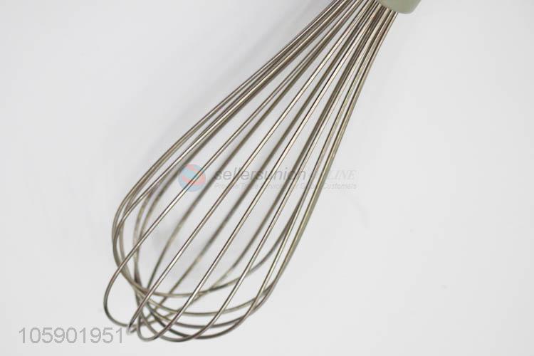 Superior quality kitchen supplies 430 stainless steel egg whisk