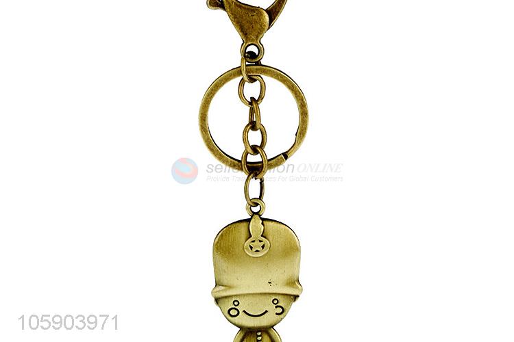 China suppliers retro alloy soldier pendant key chain
