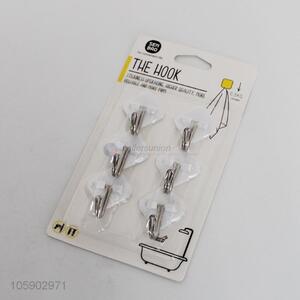 Good Quality 6 Pieces Plastic Sticky Hook
