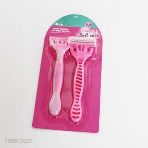 Unique Design Non-Slip Handle Ladies Razors