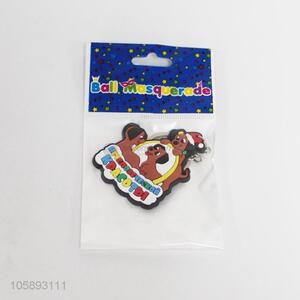 Wholesale cartoon dog silicone key chain