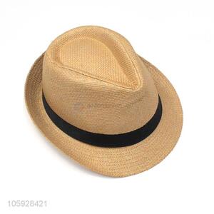 Good quality decorate summer paper straw hat