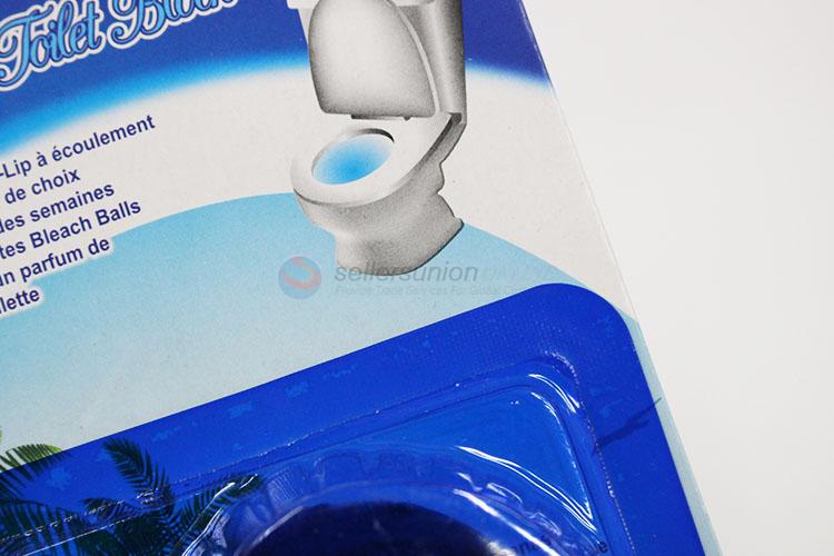 Suitable Price 2pcs 40g Solid Blue Bubble Flush Toilet Bowl Cleaning Ball Block