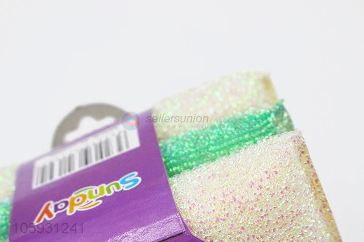 Chinese Factory 3pcs Scouring Pad for Kitchen Cleaning