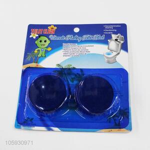 Suitable Price 2pcs 40g Solid Blue Bubble Flush Toilet Bowl Cleaning Ball Block