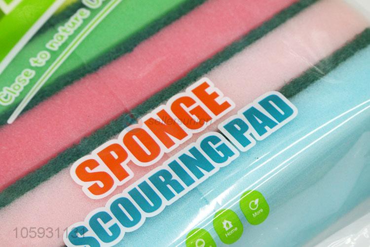 Popular Wholesale 12pcs Sponge Scouring Pad Kitchen Tool