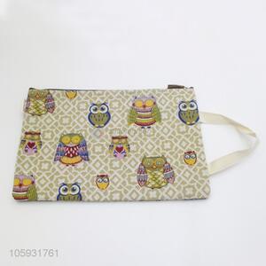 Direct Price Owl Pattern A4 Paper Portable Pocket Bill Pouch File Bag