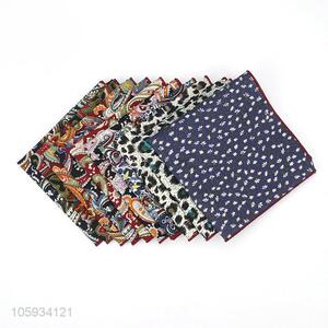 Wholesale Colorful Cotton Pocket <em>Handkerchief</em> For Man