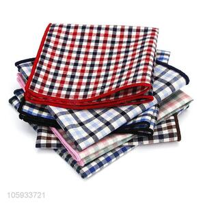 Wholesale Plaid Polyester Business <em>Handkerchief</em> For Man