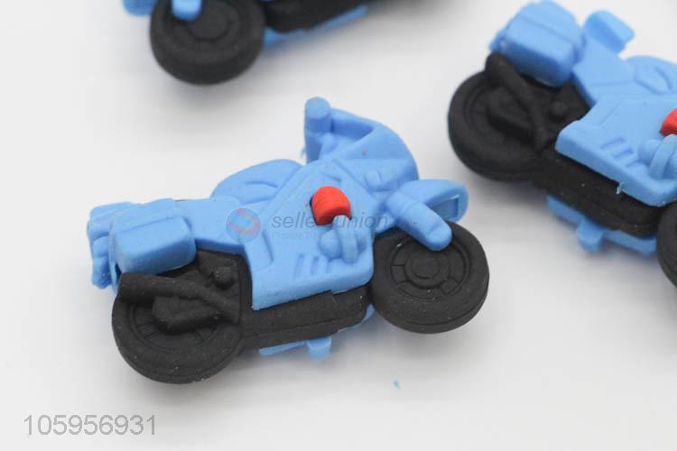 Good factory price 3d eraser in motorcycle shape