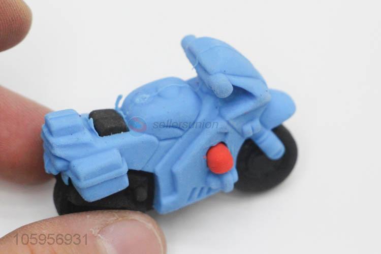 Good factory price 3d eraser in motorcycle shape