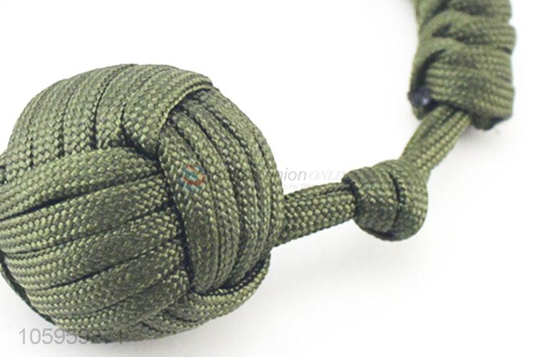 Innovative seven-core umbrella rope round multicolor unisex keychain