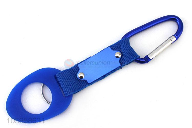 Direct factory silicone water bottle holder carabiner hook