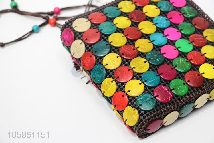 Fashion Style Colorful Beads Messenger Bag Ladies Bag