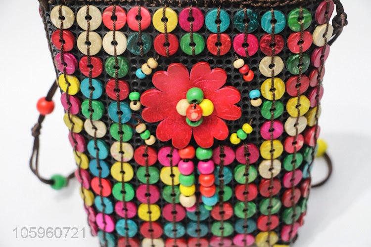New Style Colorful Beads Messenger Bag