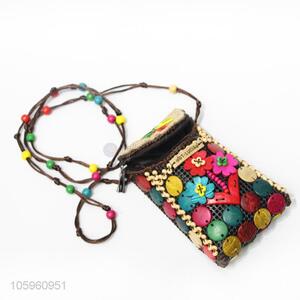 New Design Handmade Beads Coin Bag Ladies Phone Bag