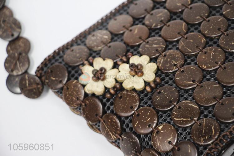 Best Selling Coconut Shell Beads Shoulder Bag
