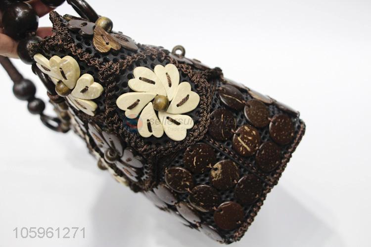 Best Quality Decorative Craft Flower Handmade Handbag